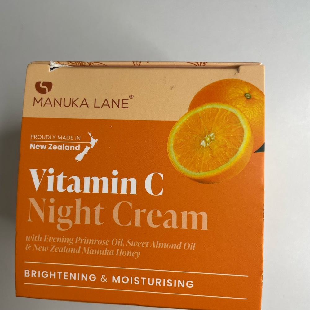 Manuka Lane Brightening Moisturizer Vitamin C Night Cream